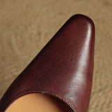 Élina | Slingback-pumps i läder