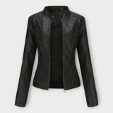 Elegant skinnjacka med modern silhuett