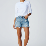 Produktbild – Charlotte – Damens Casual Shorts med Sliten Franskant