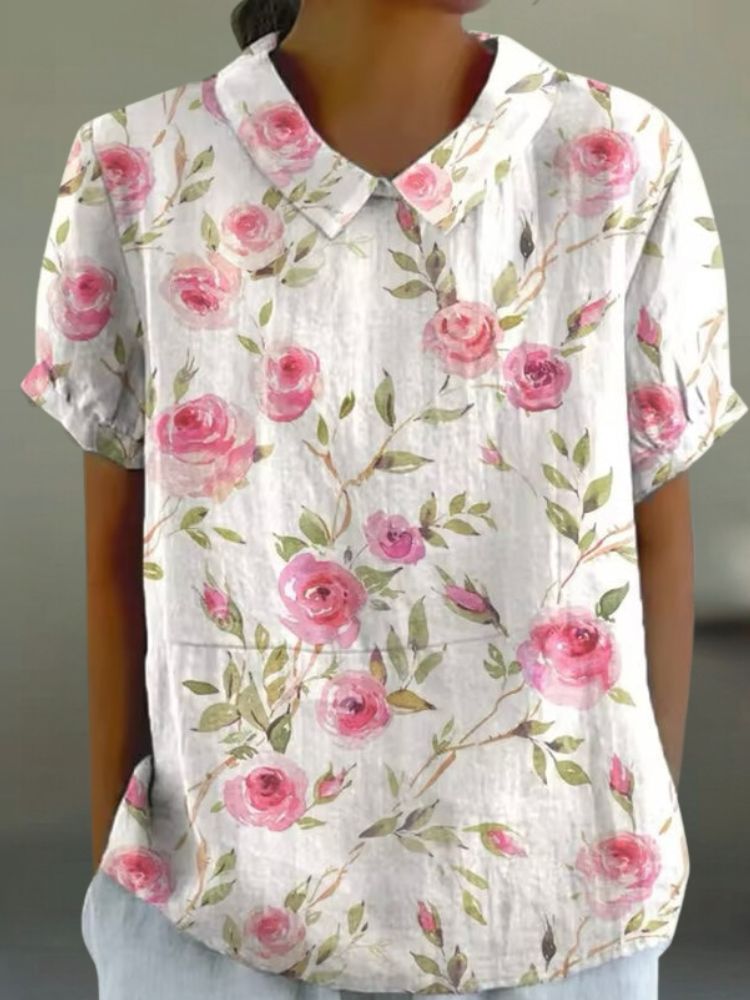 Ellia | Elegant blommig blus
