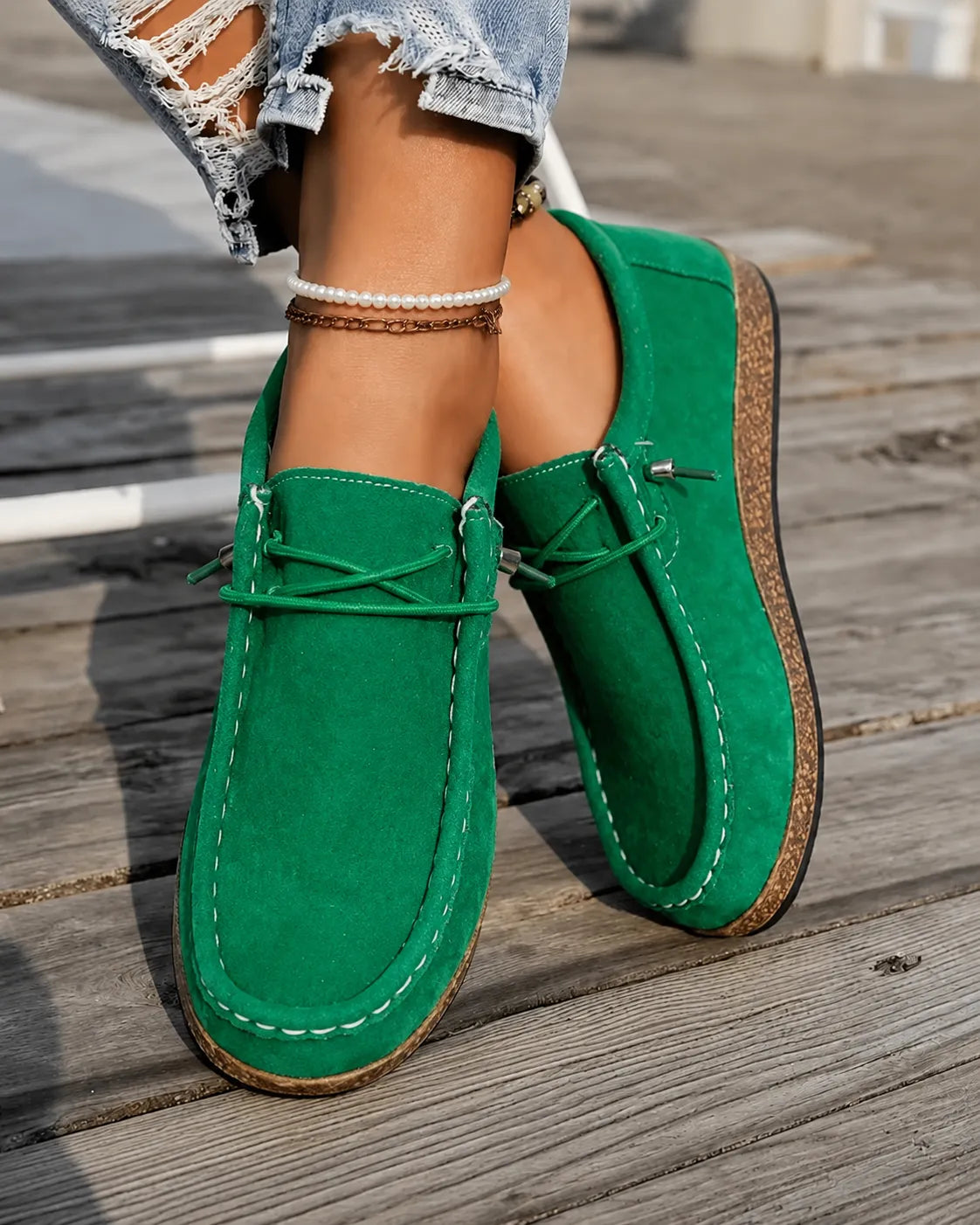 Sylvie | Vadderade bohemiska loafers