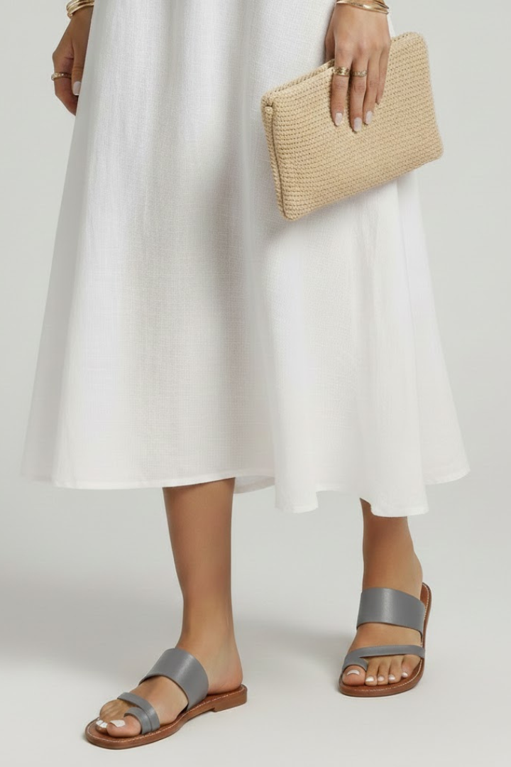 Produktbild – Kimberly – Damens Slip-On Sandaler med Spännsrem