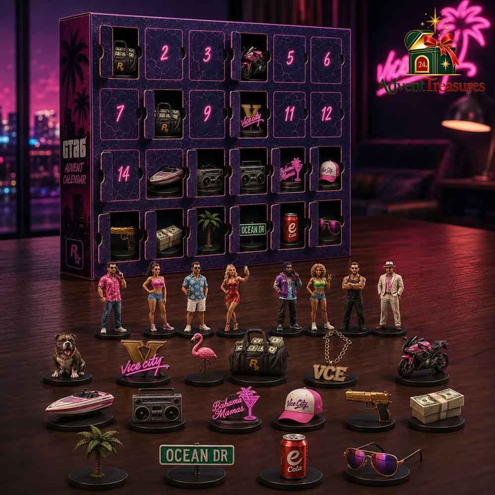GTA 6 adventskalender – 24 Vice City-miniatyrer – bild 2