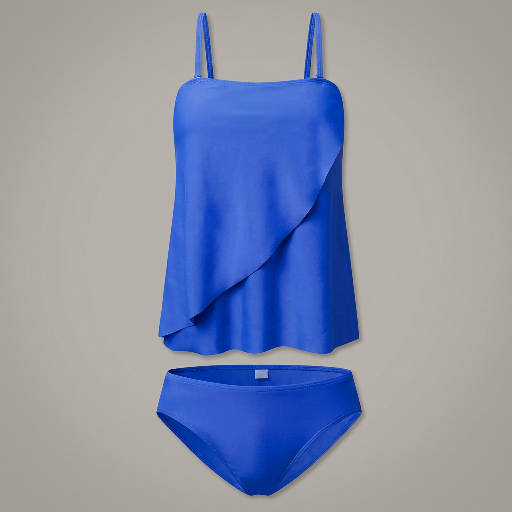 Produktbild – Kayla – Damernas Strapless Tankini-set med matchande botten