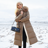 Produktbild – Lucia – Designer Vinter Parka Med Fuskpäls Huva