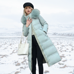 Produktbild – Lucia – Designer Vinter Parka Med Fuskpäls Huva