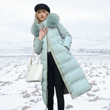 Produktbild – Lucia – Designer Vinter Parka Med Fuskpäls Huva