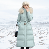 Produktbild – Lucia – Designer Vinter Parka Med Fuskpäls Huva