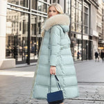 Produktbild – Lucia – Designer Vinter Parka Med Fuskpäls Huva