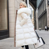 Produktbild – Lucia – Designer Vinter Parka Med Fuskpäls Huva