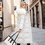Produktbild – Lucia – Designer Vinter Parka Med Fuskpäls Huva
