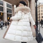 Produktbild – Lucia – Designer Vinter Parka Med Fuskpäls Huva