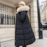 Produktbild – Lucia – Designer Vinter Parka Med Fuskpäls Huva