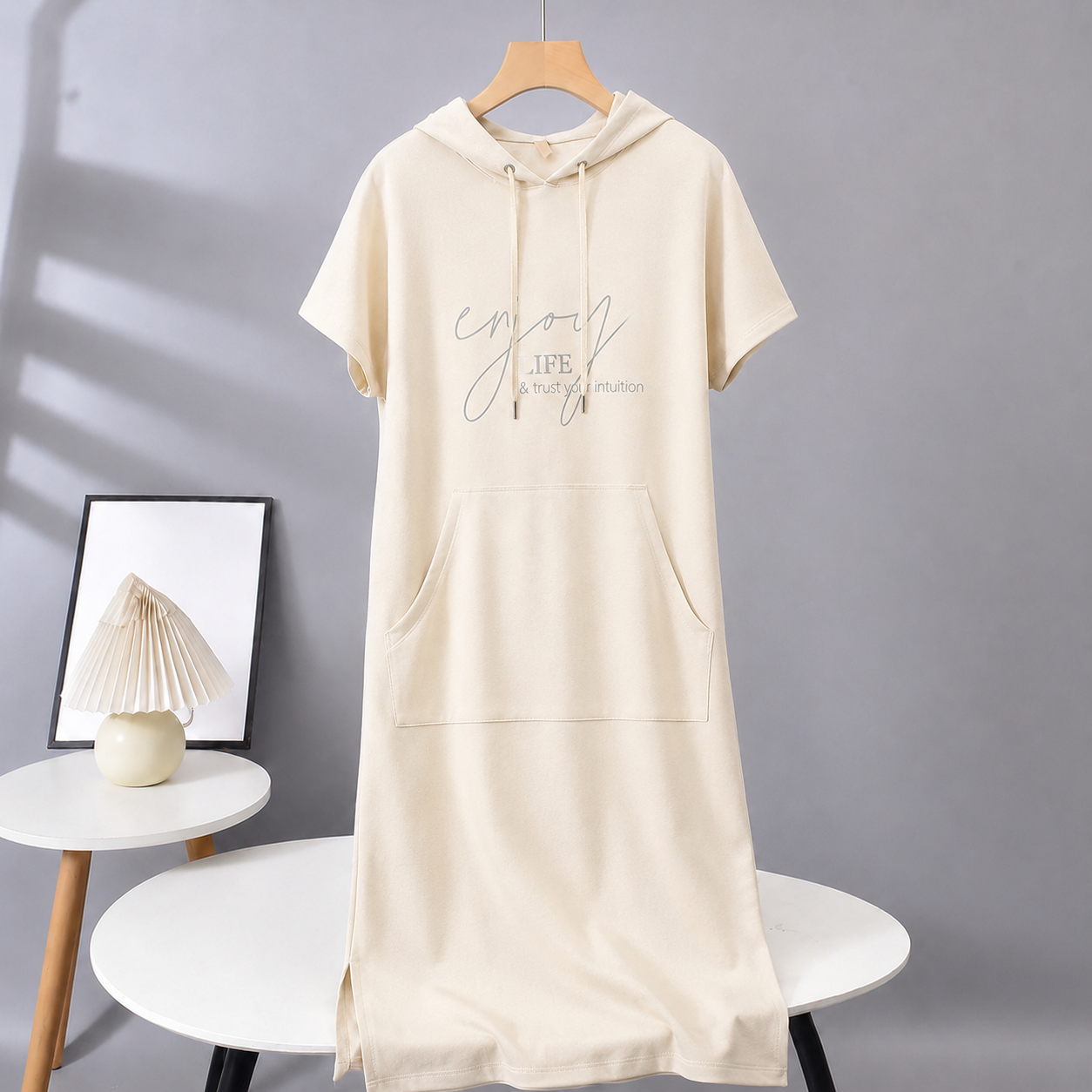 Produktbild – Marlowe – Avslappnad Hoodie Klänning