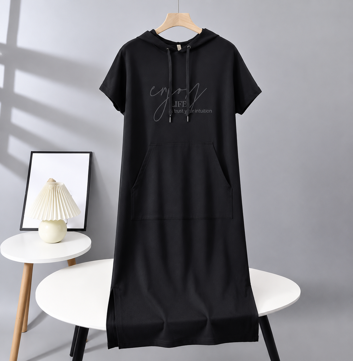Produktbild – Marlowe – Avslappnad Hoodie Klänning