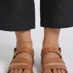 Produktbild – Makayla – Kvinno moderna platta sandaler med bakrem