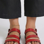 Produktbild – Makayla – Kvinno moderna platta sandaler med bakrem