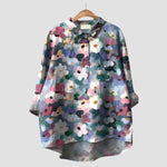 Lucie | Elegant blommig blus, 1+1 på köpet