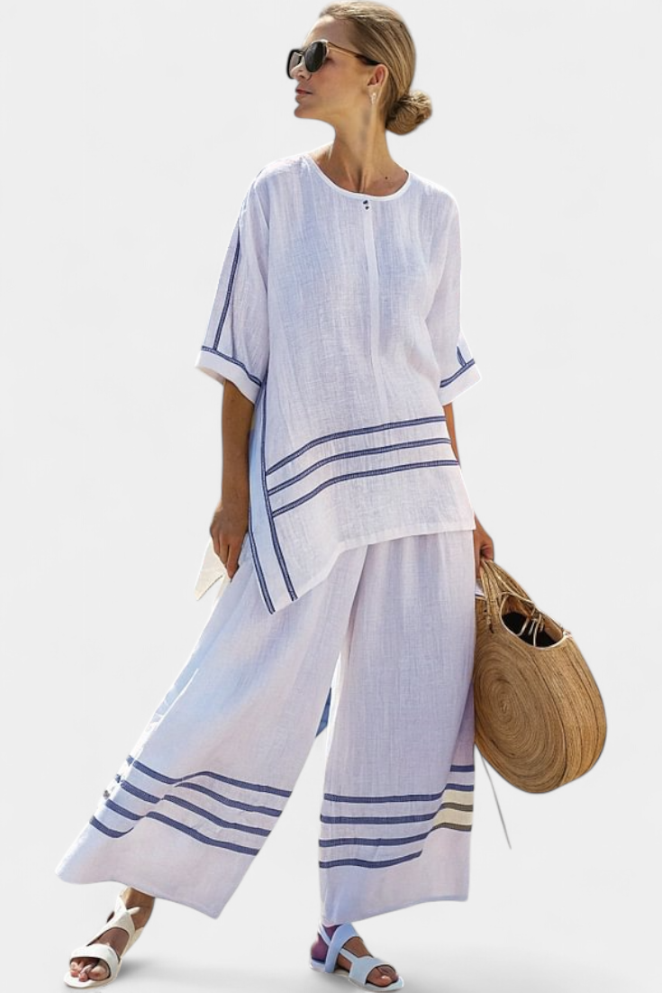 Produktbild – Wynric – Sofistikerad randig asymmetrisk set