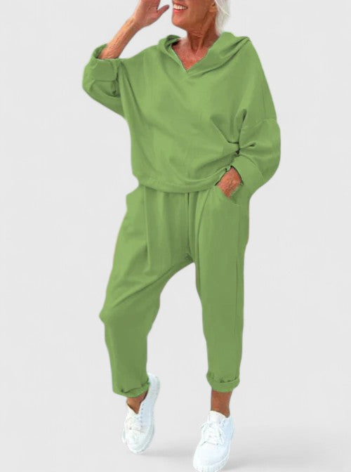 Produktbild – Sally – Bekväm Hooded Sweatshirt Set