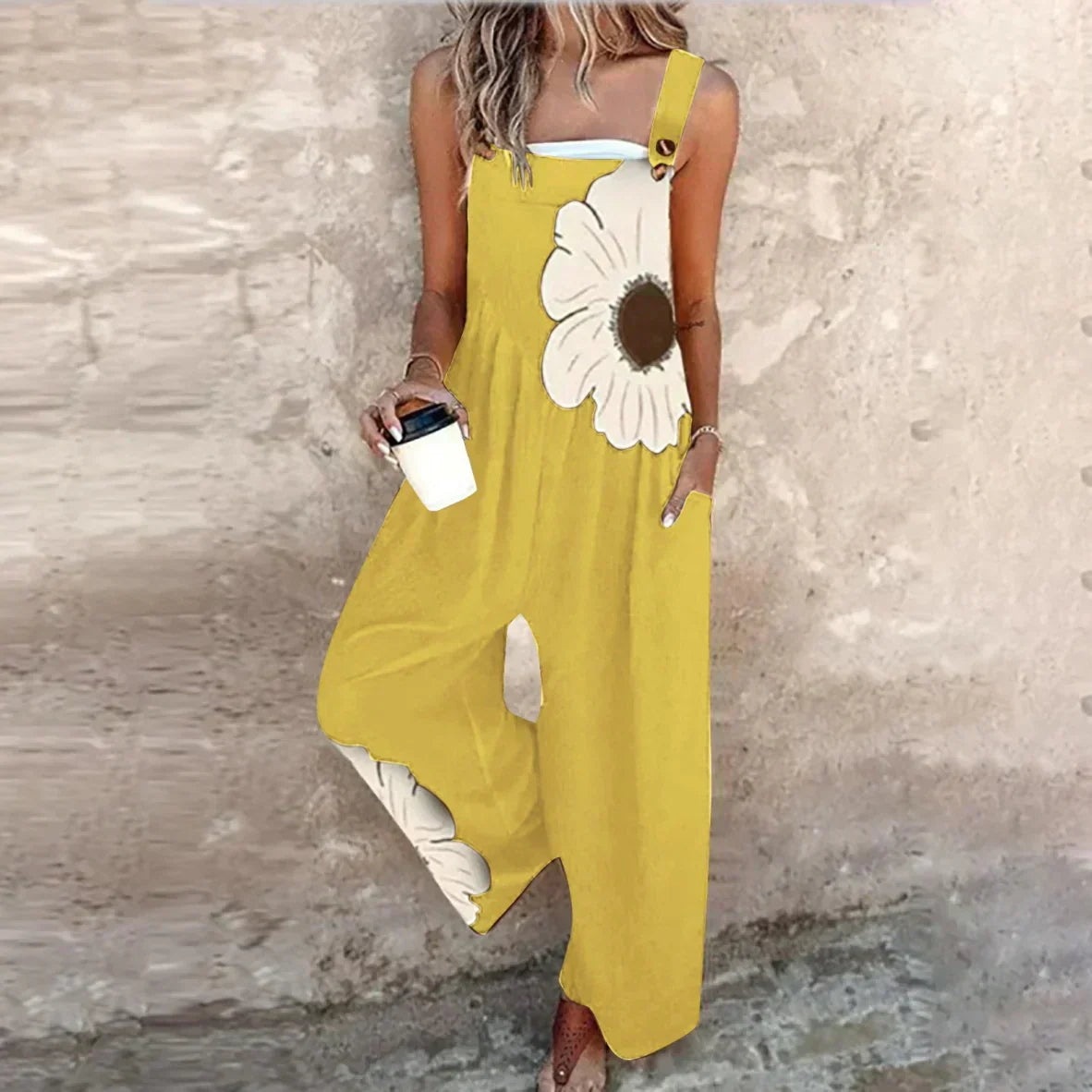 Astrid | Mönstrad bekväm jumpsuit