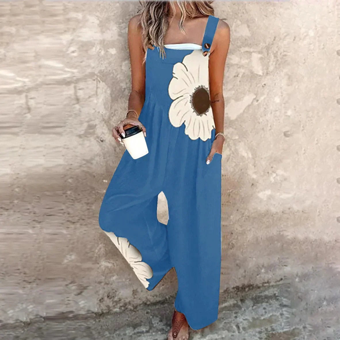 Astrid | Mönstrad bekväm jumpsuit