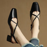 Chloé | Slingback-pumps med korslagda remmar