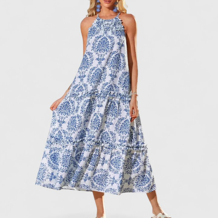 Produktbild – Lucianna – Sofistikerad Boho Klänning