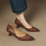 Véronique | Bekväma spetsiga pumps