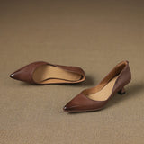 Véronique | Bekväma spetsiga pumps