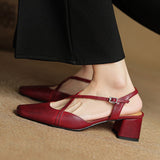 Chloé | Slingback-pumps med korslagda remmar