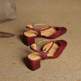Chloé | Slingback-pumps med korslagda remmar