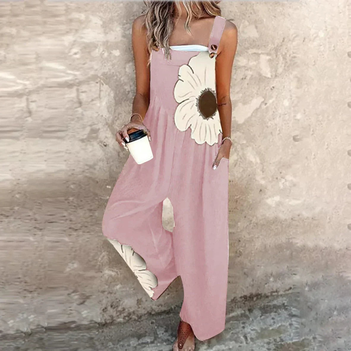 Astrid | Mönstrad bekväm jumpsuit