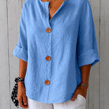 Marie | Sofistikerad blus med volanger