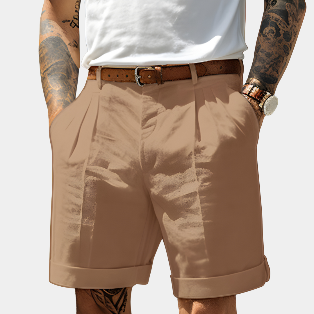 Eleganta bermudashorts i ventilerande bomull