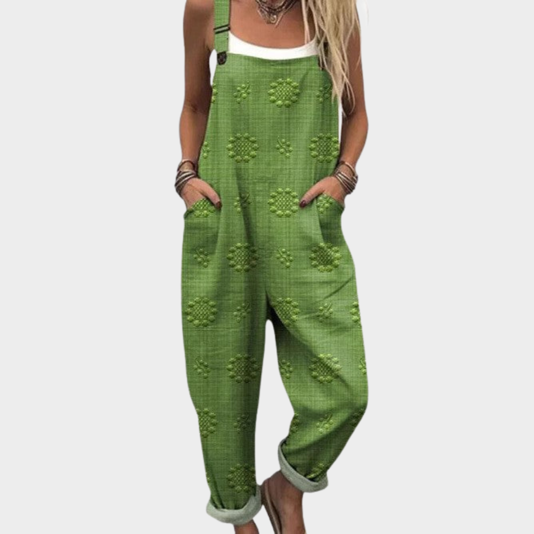 Linnea | Mönstrad bekväm jumpsuit