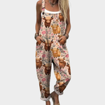 Elise | Mönstrad bekväm jumpsuit