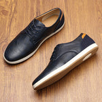 Sneakers i läder