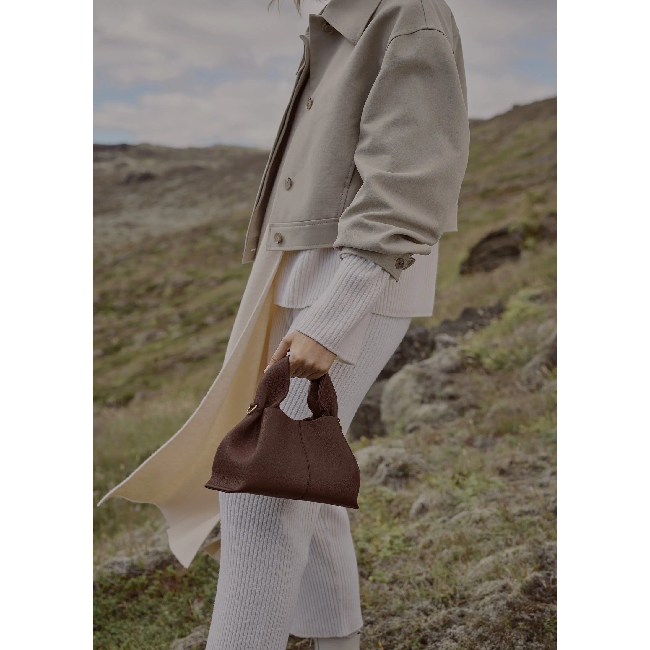 Saphor | Elegant handväska i italienskt läder