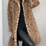Produktbild – Rosa – Leopard Vinterjacka
