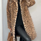 Produktbild – Rosa – Leopard Vinterjacka