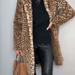 Produktbild – Rosa – Leopard Vinterjacka