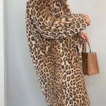 Produktbild – Rosa – Leopard Vinterjacka