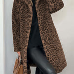 Produktbild – Rosa – Leopard Vinterjacka