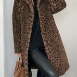 Produktbild – Rosa – Leopard Vinterjacka