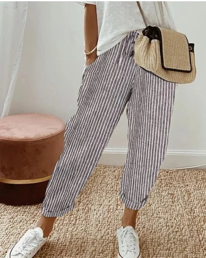 Léa | Lätta lediga shorts med resårmidja