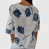 Produktbild – Isabel – Elegant blommig blus