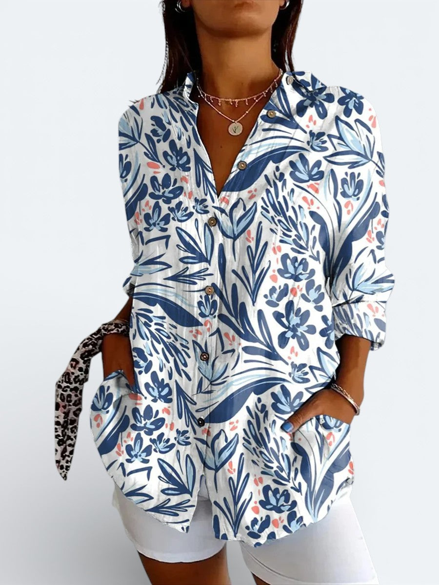 Aveline | Chic blus med knappar