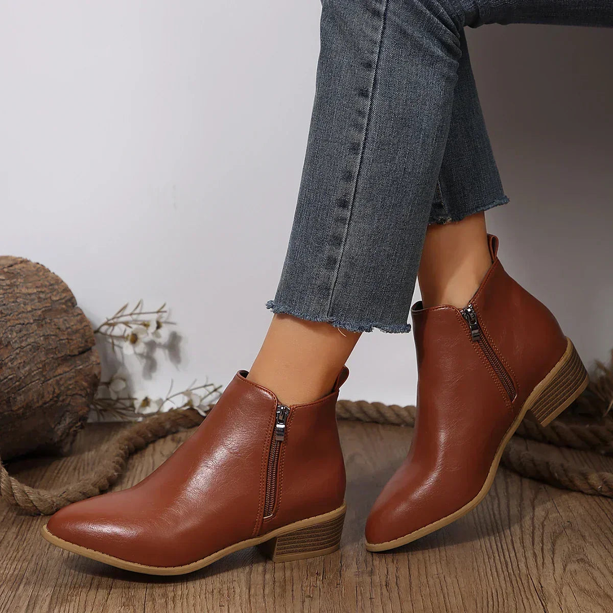 Produktbild – Mey – Bekväma Ortopediska Ankelboots