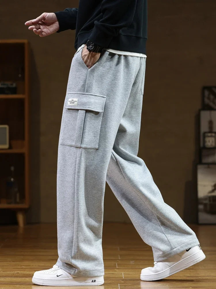 Fodrade cargobyxor i fleece